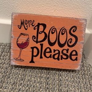 Halloween Wooden sign 🎃 🍷